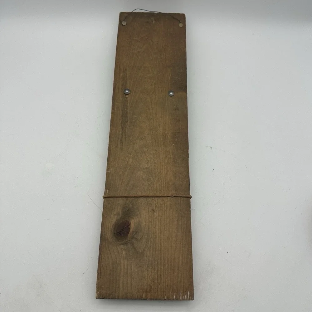 Vintage Grocery List On Wooden Bar W/Vintage Picture Boy In A Old Car 21